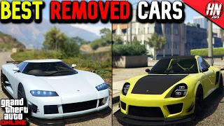 10 Best Removed Cars From GTA Online