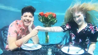 I Had an UNDERWATER Date with PrestonPlayz!