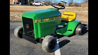 John Deere drift race mower testing