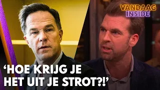 Rutger Castricum hekelt uitspraken Mark Rutte: 'Hoe krijg je het uit je strot?!' | VANDAAG INSIDE