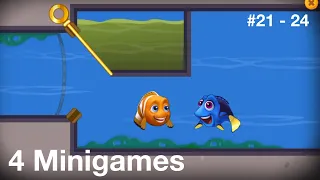 Fishdom ads| MINIGAMES #21 - 24