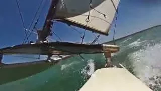 Hobie Cat: Hobie 14 sailing Langebaan(Kyle Boman)