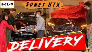 Finally Taking Delivery of Our New Black Beast in 4K | Kia Sonet HTX Diesel | SUV  2022 | #kia #car