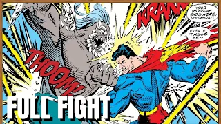 Superman Vs Doomsday 1st Fight Full Comic Fight