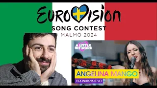 Albanian Reacts to Angelina Mango - Fila Indiana (Live) | Eurovision 2024 (Italy)