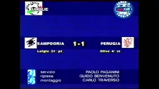 1998-99 (2a - 20-09-1998) Sampdoria-Perugia 1-1 [Laigle,Olive] Servizio D.S.Rai2
