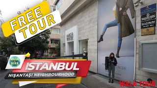 luxury Neighbourhood Nişantaşi Walk tour Istanbul |  Octobor 2021| 4k UHD 60fps