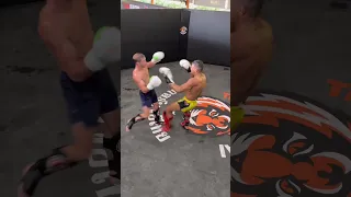 Brendan Loughnane Sparring Panicos Yusuf at Tiger Muay Thai