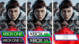 Gears 5 | One - OneX - Series S - Series X - PC | Campaign Graphics Comparison & FPS