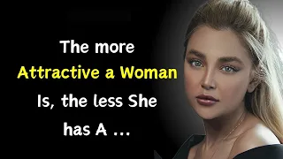 The More Attractive A Woman Is, The Less She has.. | Psychology Facts @Quotivation_Official