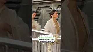 Deepika Padukone offered prayers at Tirumala temple before the release of her film “Fighter”.