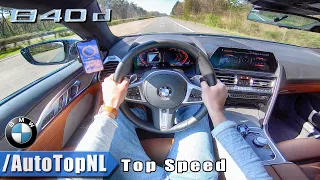 BMW 8 Series 840d xDrive AUTOBAHN POV 260KMH / 162MPH TOP SPEED by AutoTopNL