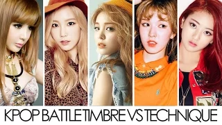 Kpop Battle Timbre VS Technique (Female)