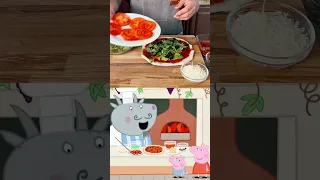 Peppa Pig Learns How To Make Pizza #peppa #pizza #italianfood