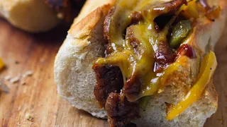 Outrageously Tasty VEGAN Philly Cheese Steak 🥖