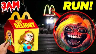 DO NOT ORDER MISS DELIGHT HAPPY MEAL FROM MCDONALDS AT 3AM!! *POPPY PLAYTIME CHAPTER 3 TOYS*