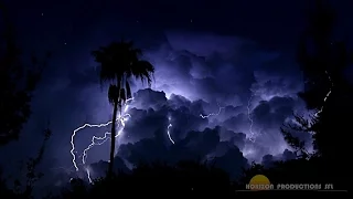 {TrueSound}™ 3 Hours of LOUD South Florida Thunderstorms (Real Audio)