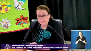 Public hearing 17: The experience of women and girls with disability, Hobart - Part 2 - Day 4