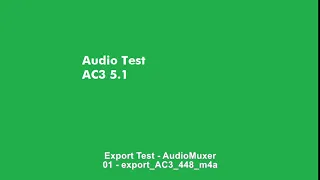 Test of AC3 448Kb Audio