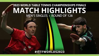 Joao Geraldo vs Liam Pitchford | MS R128 | 2023 ITTF World Table Tennis Championships Finals