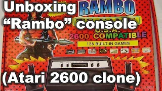 Revisiting the Rambo (Atari 2600 Clone) Unboxing - Video Game Memories