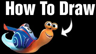 How To Draw TURBO The Snail | DreamWorks Turbo