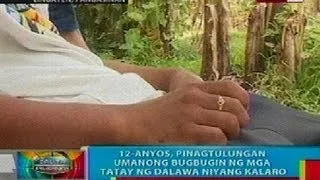 BP: 12-anyos na lalaki, pinagtulungan umanong bugbugin ng mga tatay ng 2 kalaro