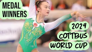 Gymnastics 2024 Cottbus World Cup Medal Winners