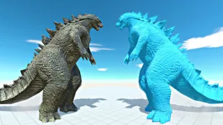 Godzillas vs Ice Itself - Animal Revolt Battle Simulator