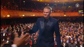 Erling Haaland Winning The GERD MÜLLER Award #viral #haaland  #football