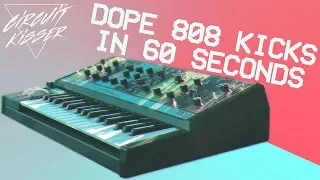 DOPE 808 Kicks in 60 Seconds // Moog Grandmother