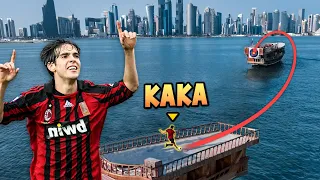 CAN KAKA HIT THE TARGET ACROSS THE WATER? (INSANE CHALLENGE)