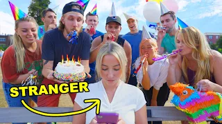 Surprising Unsuspecting Strangers for Their Birthday