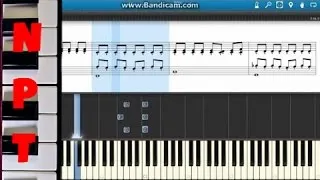 Miley Cyrus - Wrecking Ball Piano Tutorial with Sheet Music - Synthesia