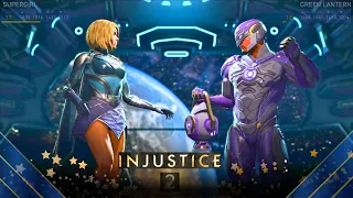 Injustice 2 - Supergirl Vs. Purple lantern