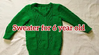6 saal ke bacche ke liye sweater banaye | knitting | crosia art by shehnaz