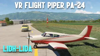 [MSFS] Full VR Flight LIDH - LIDA | A2A PA-24 Comanche | Meta Quest 3