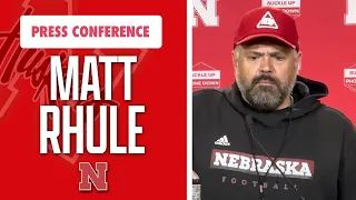 Nebraska Football Head Coach Matt Rhule recaps Saturday’s scrimmage I Nebraska Huskers I GBR