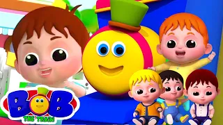 Cinco pequeños bebés | Canciones Infantiles | Bob el Tren Español | Videos educativos