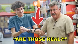 HandCuffing Myself To Strangers Prank!