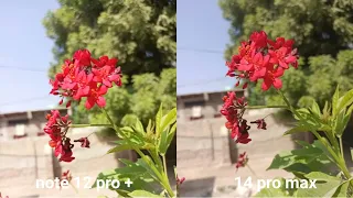 Redmi note 12 pro plus vs iPhone 14 pro max camera test