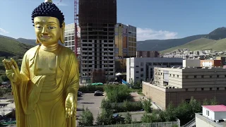 mongolia - the land of blue sky with a drone