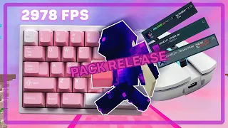 TEXTURE PACK RELEASE + Creamy  Keyboard + Mouse ASMR  Sounds | Hypixel BedWars