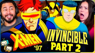 X-MEN '97 & INVINCIBLE SEASON 2 PART 2 Trailer Reactions! | Cyclops | Wolverine | Magneto