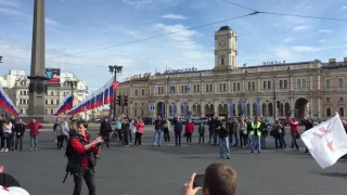 Парад Чемпионов СКА в Петербурге. 28 мая 2017 года