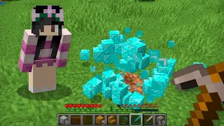 Minecraft, porém se QUEBRAR BLOCOS ele MULTIPLICA com a NAMORADA!