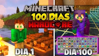 Sobrevivi 100 Dias en una Isla Desierta en Minecraft con mis amigos