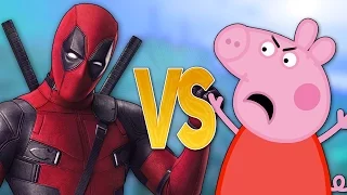 ДЭДПУЛ VS СВИНКА ПЕППА | СУПЕР РЭП БИТВА | Deadpool 2 ПРОТИВ Peppa Pig