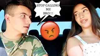 CALLING MY BOYFRIEND "BRO" FOR 24 HOURS!!!