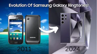 Evolution of Samsung Galaxy Over The Horizon ringtones! (S1-S24) #samsungs24 #s24ultra